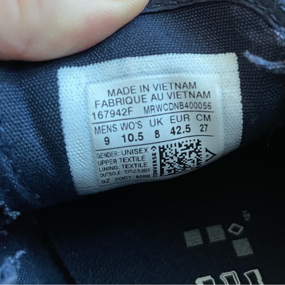 Converse Navy Slip-On Shoes - Picture 4 of 5